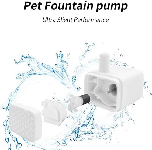 Water Pump for Pet Fountain,Smart cat Water Fountain-White for HB-200(20 inches Lifting)
