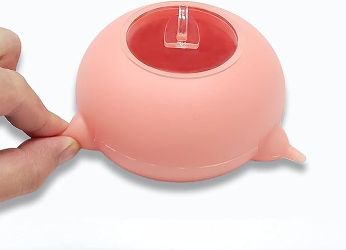 Puppy Feeder Milk Bowl, Silicone Puppy Bottle with 3 Nipples Bubble Pet Nursing Feeder for Doggie Cat Kittens Puppies Rabbits