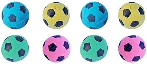 Foam Soccer Balls Cat Toys - Pack of 8