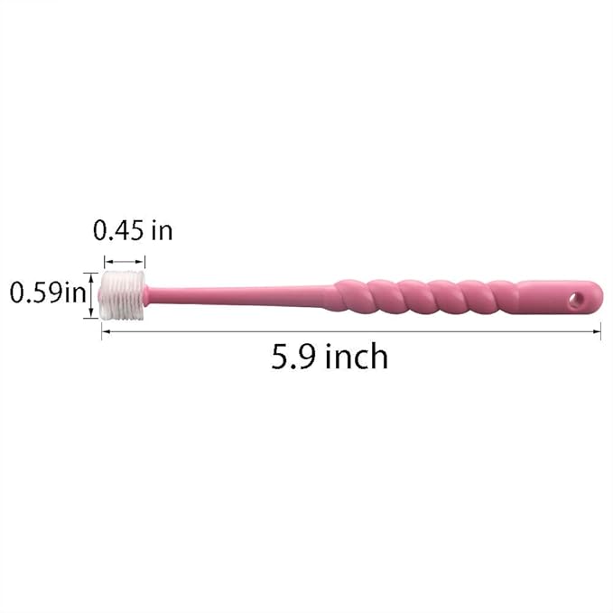 VTurboWay 2 Pack 360-Degree Pet Toothbrush for Puppy, Small Dog and Cat, Colors May Vary