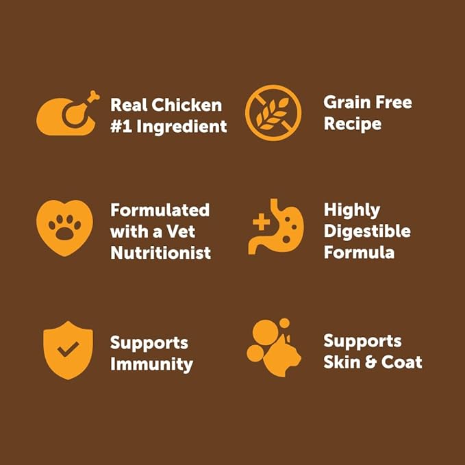 YOUR PET'S KITCHEN Canned Wet Cat Food, Chicken Stew & Herb Flavors - 3 oz Cans (Pack of 24), Made in The USA with Real Chicken