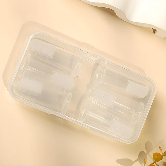 6Pack Dog Toothbrush,360º Dog Tooth Brushing Kit, Cat Toothbrush, Teeth Cleaning, Finger Brush