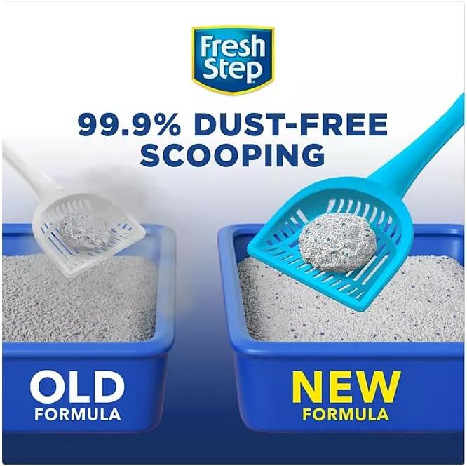 Generic FreshStep Extra Strength Multi-Cat Scented Clumping Litter w/Febreze Scent Cat Litter, 4 Pack 42 lbs, GRAY