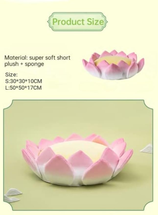 Cat Mattress - Cute and Comfortable Cat Nest, Thickened Non-Slip Three-Dimensional Pet Bed, Multifunctional Cushion, Indoor Cushion (L)