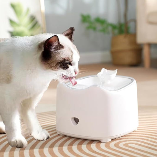 1.8L Automatic Pet Water Fountain – Quiet Smart Water Dispenser for Cats, Dogs & Small Pets, Self-Circulating, Easy to Clean, BPA-Free Pet Drinking Fountain