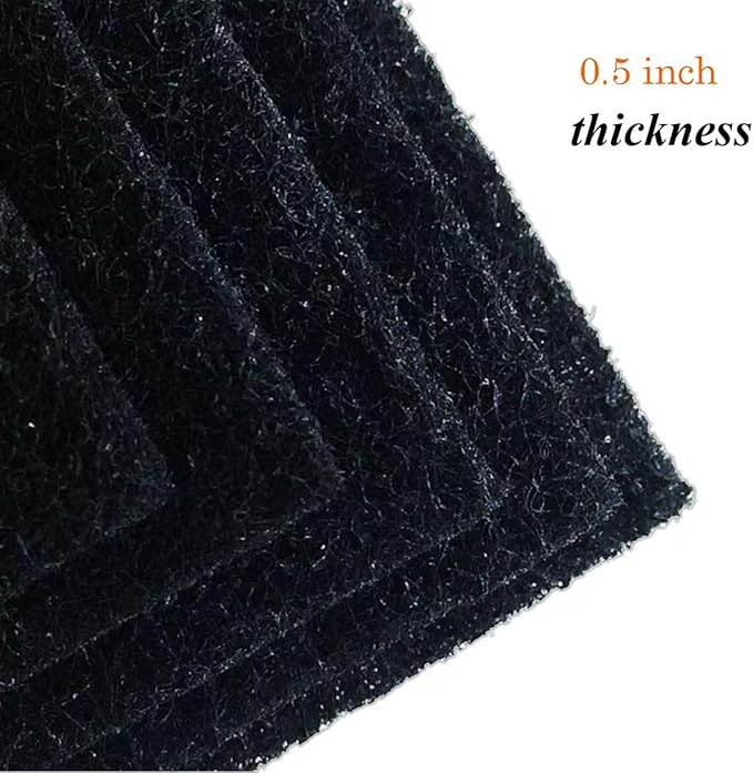 6 Pack Carbon Filters Compatible with Model LR 3, Thickened Cat Litter Box Filters Replacement to Absorb Odors from Pets, Keep Your Home Clean and Fresh