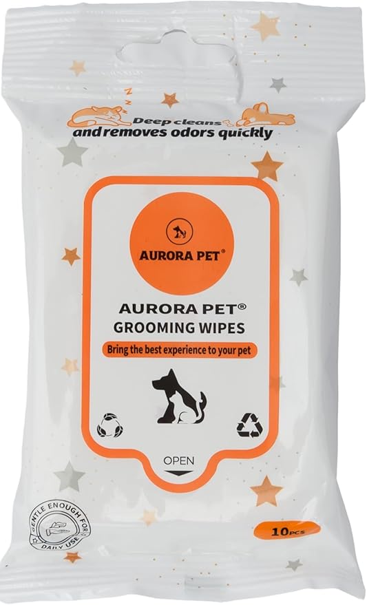 Aurora Pet Bundle (2) Tidy Cat Breeze Enhanced Active Clean Scent Cat Litter Pellets, Refill 7 lb with Aurora Pet Wipes