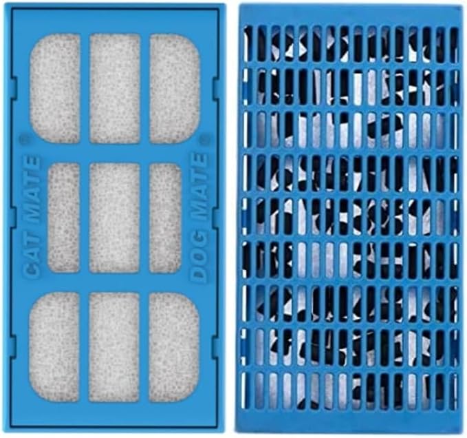 Cat Mate 6-Pack Replacement Fountain Filter Cartridges (Compatible with all Cat Mate / Dog Mate Fountains)
