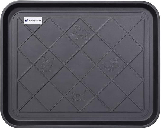 Multi-Purpose Boot Tray Mat,Dog Bowl Tray,Waterproof for Indoor and Outdoor Floor Protection