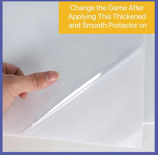 Cat Scratch Deterrent Tape 11.8" x 9.8FT Furniture Protectors from Cats Transparent Self-Adhesive Pet Training Tape for Furniture Couch Door NOT for Leather (Transparent, 17.72" x 6.56FT)