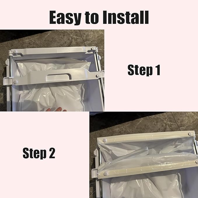 Cat Litter Box Liners for PetSnowy SNOW+ Cat Litter Box, 100 PCS Self-Sealing Waste Drawer Bags for Automatic cat Litter Box (100 Pcs)