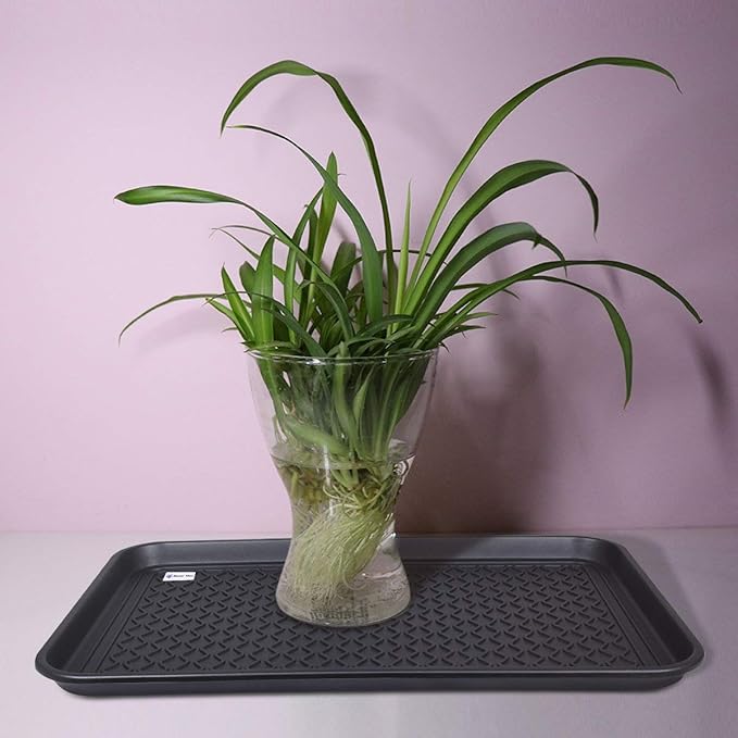 Multi-Purpose Boot Mat, Shoe Mat, Pet Bowl Tray, Waterproof for Indoor and Outdoor Floor Protection, 24" x 15"/2 Pack