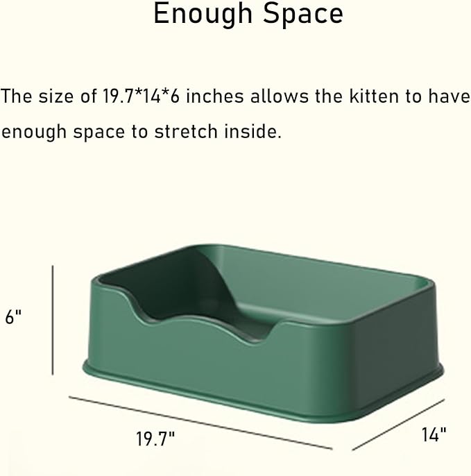 Plastic Cat Bed 100% Recycled Plastic - Cat Bed Durable Washable Breathable & Antislip Easy to Clean Great for Small -White