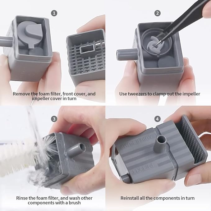 PETKIT Replaced Pump for All PETKIT Wireless Pump Water Fountains, Suitable for EVERSWEET MAX/EVERSWEET 3 PRO/Solo 2/Solo SE