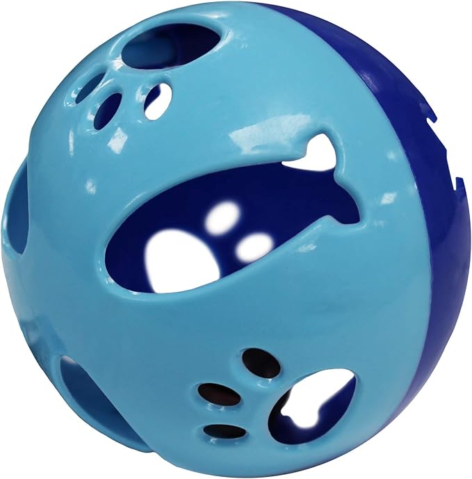 Pets First Large Size Cat Ball with Bell Toy for Cats Kittens and Other Animals - Hours of Play for Pets | Large Size for Extra Fun | Rings As It Moves