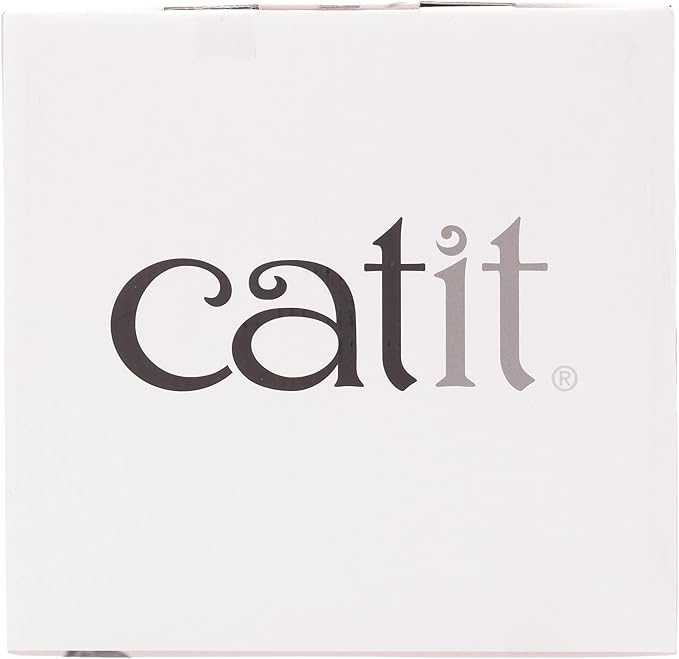 Catit PIXI Drinking Fountain – Cat Water Fountain with Triple Filter and Ergonomic Drinking Options, Pink