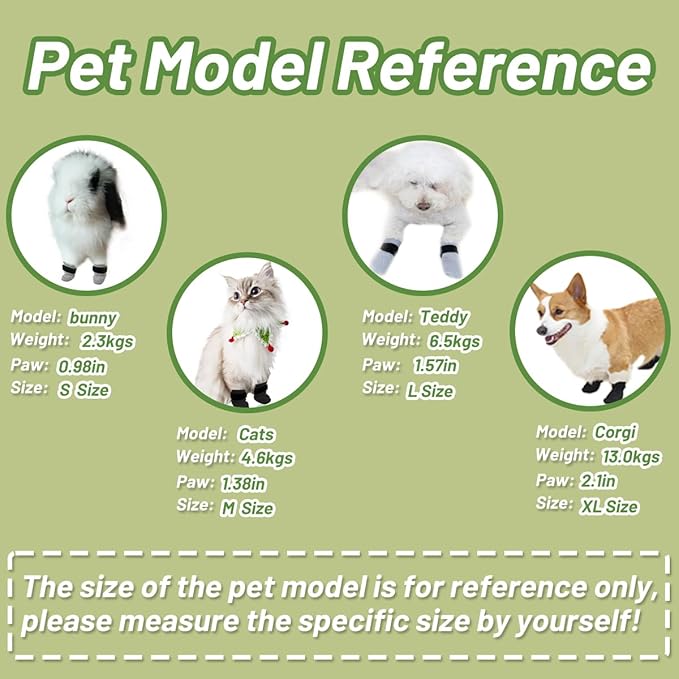 4 PCS Cat Mittens to Prevent Scratching,Mesh Breathable Cat Shoes,Adjustable Cats Anti Scratch Gloves,Suitable for Cats When Bathing and Nail Trimming (Black, L)