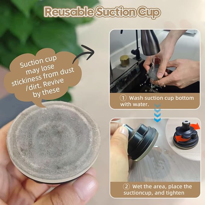 Suction Cup Cat Toys for Indoor Cats,3 in 1 Suction Cup Cat Toy,Interactive Simulation Cat Toy Set Self Play or Handheld,Feathers & Bells,Realistic Toy Mouse and Silvervine Sticks(Black)