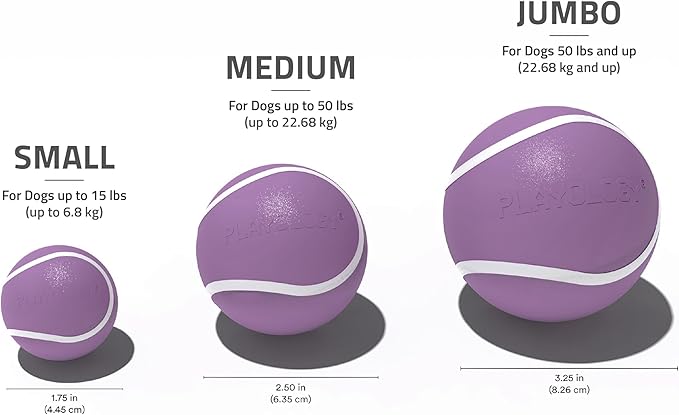 Playology Dog Toys | Squeaky Chew Ball - Squeaky and Bouncy Durable Floating Fetch Ball for Dogs | Jumbo Chicken Scented Toy - Easy to Clean and Made from Non Toxic Materials
