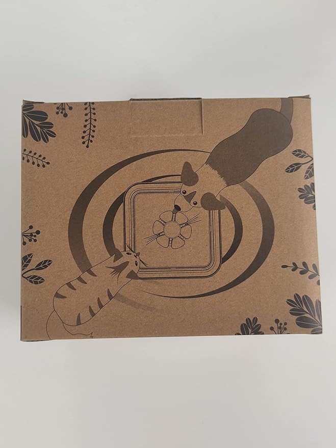 Cat Water Fountain 2 Liter : Cat Fountains for Drinking with Light - Small Pet Water Fountain - Kitty Water Fountain Cute - Cat Fountains for Drinking Easy to Clean - Including 4 Filters + 2 Sponges