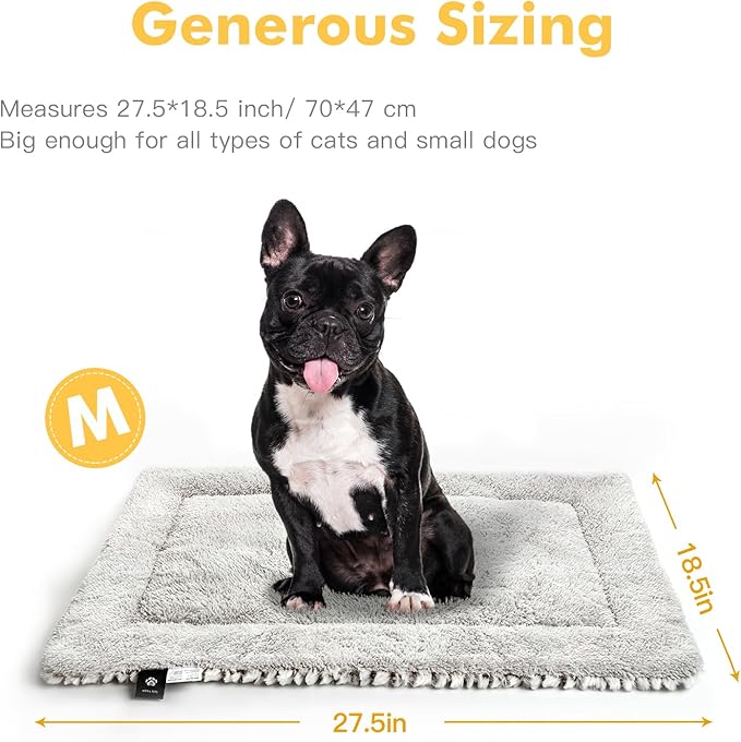 Self Heating Cat Pad Self Warming Bed 27.5" x 18.5" Thermal Cat Mat Extra Warm Pet Mat for Outdoor and Indoor Large Kittens Small Puppy Pets