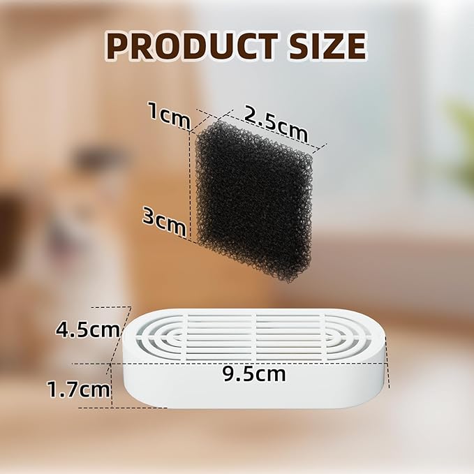 Dog Water Fountain Stainless Steel: 7L/236oz Cordless Large Dog Water Bowl Dispenser Automatic Cat Water Fountain with Deeper Drinking Area (6 Set Filters for 7L Dog Fountain)