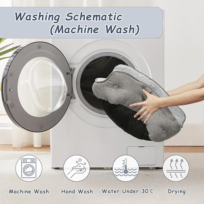 Cat Beds for Indoor Cats,Kitten Bed,Dog Bed for Extra Small Dogs Breeds,Puppy Kennel Bed, Comfy Durable Pet Sleeping Bed, Washable Roun Cat Bed & Non-Slip Bottom, Size 19"L x 16"W x 6.5"Th