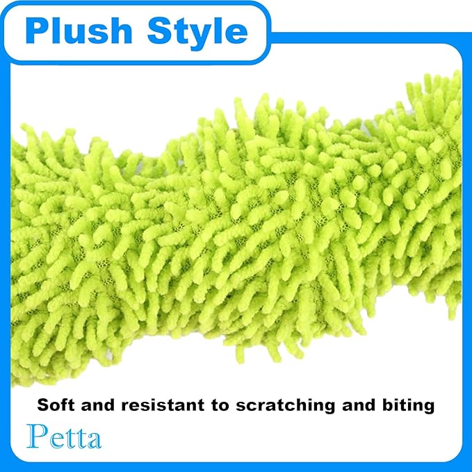 Big Green Caterpillar Cat Toys, Catnip Toy with Crinkle Gall Fruit for Interactive Cat, 2Pcs