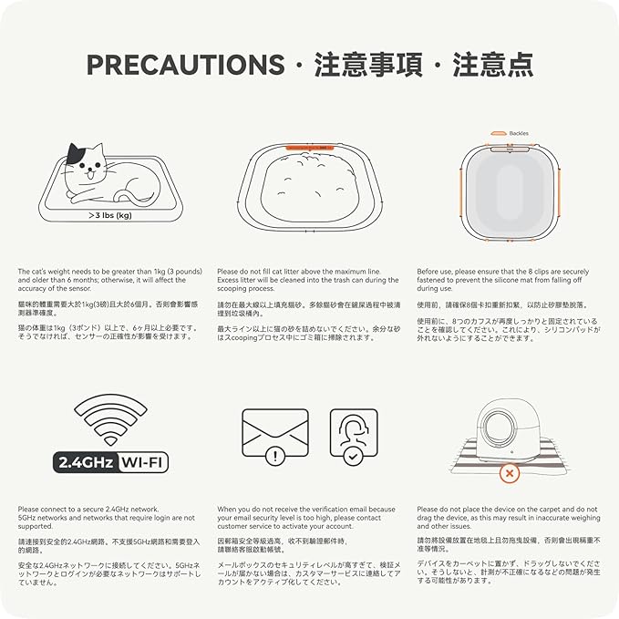 TYPro Self Cleaning Cat Litter Box Automatic Hands-Free Smart Robot self Cleaning Cat Litter Box for Multiple Cats with APP Control Safe with Litter Mat Waste Bags and Deodorizer Dark Grey