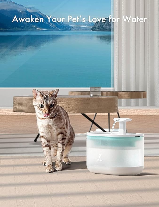 PETLIBRO 8 Packs Replacement Filters for Capsule Cat Water Fountain PLWF002, 4 Months Set of Replacement Filters for Ultra Quiet Pet Water Fountain