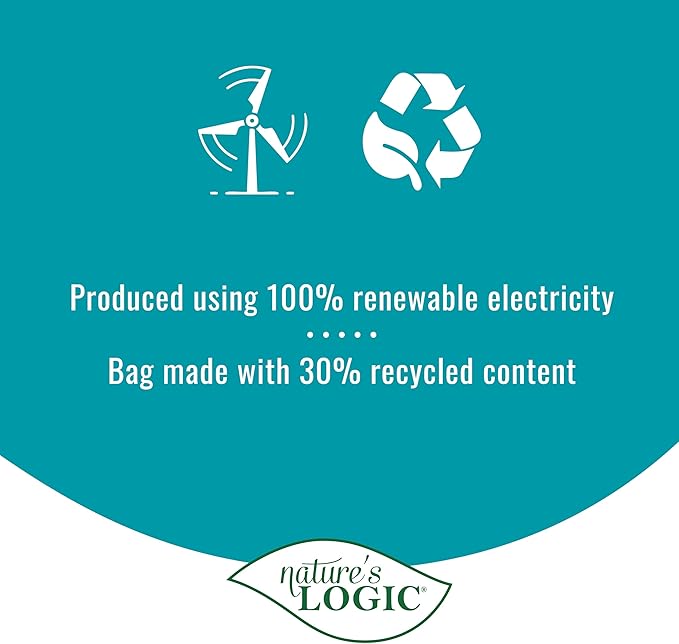 NATURE'S LOGIC Dry Dog Food - 100% Natural - No Synthetics - for All Ages, Sizes, Breeds - Free from Common Allergens, High Protein - Lamb Meal Feast, 25lbs