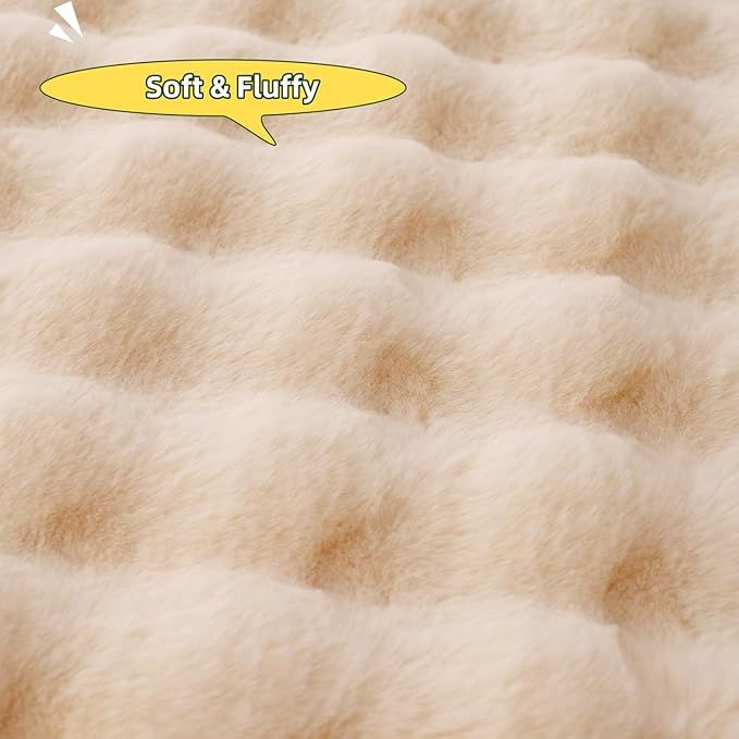 SHENGOCASE Pet Cushion Pad, Faux Fur Dog and Cat kneading Pillow, Cozy Bed Insert for Crate Pad Padding for Cage Kennel House Condo (31.5")