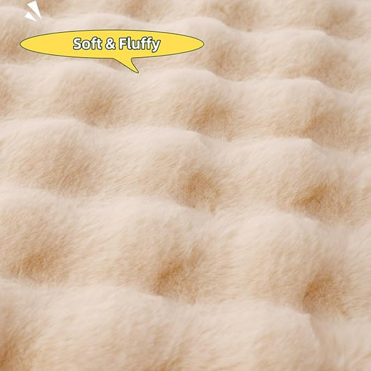 SHENGOCASE Pet Cushion Pad, Faux Fur Dog and Cat kneading Pillow, Cozy Bed Insert for Crate Pad Padding for Cage Kennel House Condo (31.5")