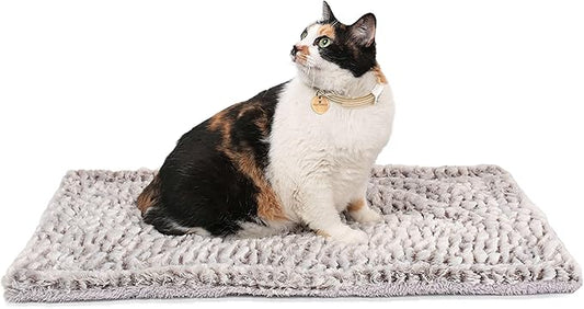 Self Heating Cat Pad Self Warming Bed 27.5" x 18.5" Thermal Cat Mat Extra Warm Pet Mat for Outdoor and Indoor Large Kittens Small Puppy Pets