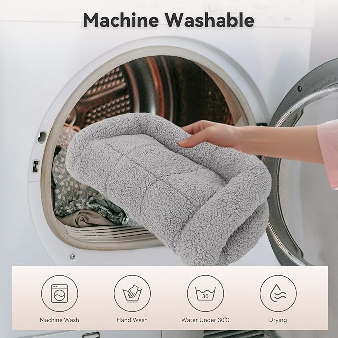 Cat Bed Washable Indoor Cat Cushion Bed, Soft and Cozy Plush Pet Bed-S