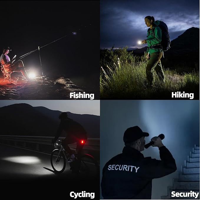 Zoomable 365nm UV Flashlight - High Lumen Rechargeable Tactical Blacklight, Bright Handheld Detector for Rock Hunting/Resin Curing/Pet Urine/Scorpion Tracking, Waterproof Camping Flash Light