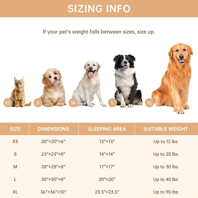 Calming Donut Dog Cat Bed, Anti-Anxiety Fluffy Warm Cozy Round Puppy Bed, Fuzzy Comfort Plush Pet Beds for Small Medium Dogs & Cats (20"/23"/28"/30"/36")