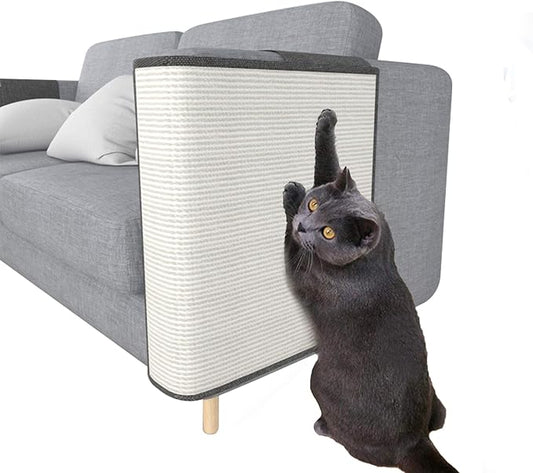 Cat Scratcher Couch- Natural Sisal Furniture Protection from Cats - Corner cat Scratcher for Couch,Chair,Sofa - Easy Installation