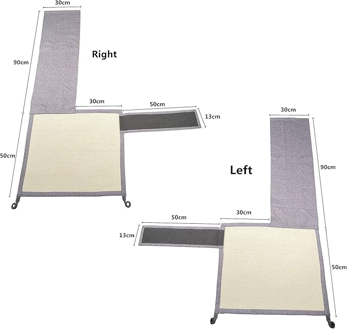 Cat Scratcher Couch- Natural Sisal Furniture Protection from Cats - Corner cat Scratcher for Couch,Chair,Sofa - Easy Installation