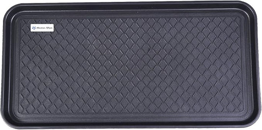 Multi-Purpose Boot Tray Mat,Pet Bowl Tray,Dog Bowl Mat,Boot Tray for Entryway,Waterproof Trays for Indoor and Outdoor Floor Protection,30" x 15"/Large