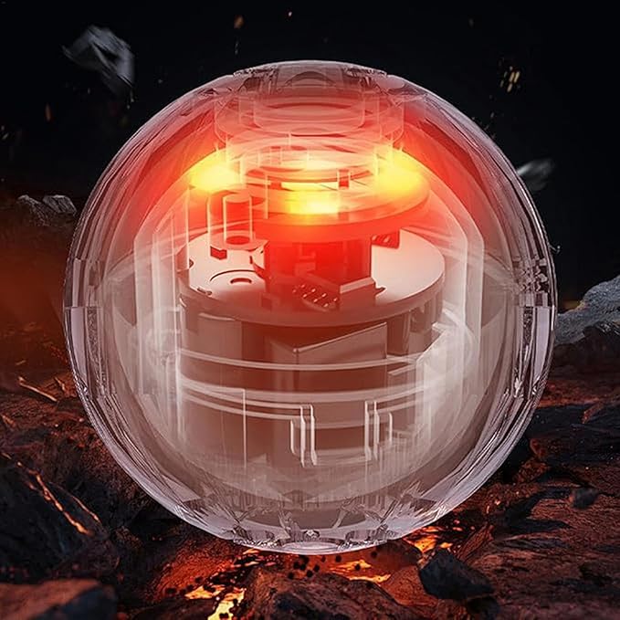 Smart Jumping Ball Toy for Dogs, Duraspin Dog Bouncing Ball, Interactive Bouncing Toys for Puppy Toys (2Pack-Orange & Bule)