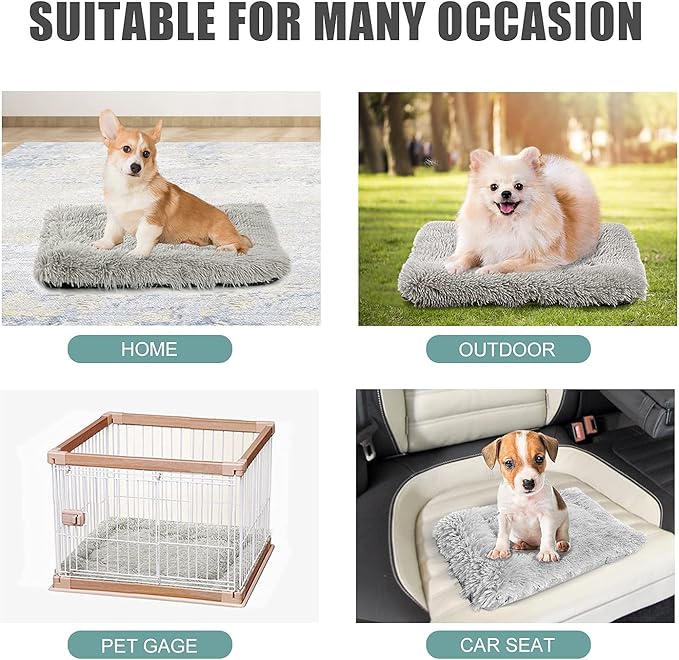 Self Warming Cat Bed Self Heating Cat Dog Mat 23.5 x 20 inch Extra Warm Thermal Pet Pad for Indoor Outdoor Pets with Removable Cover Non-Slip Bottom Washable Non Electric Black