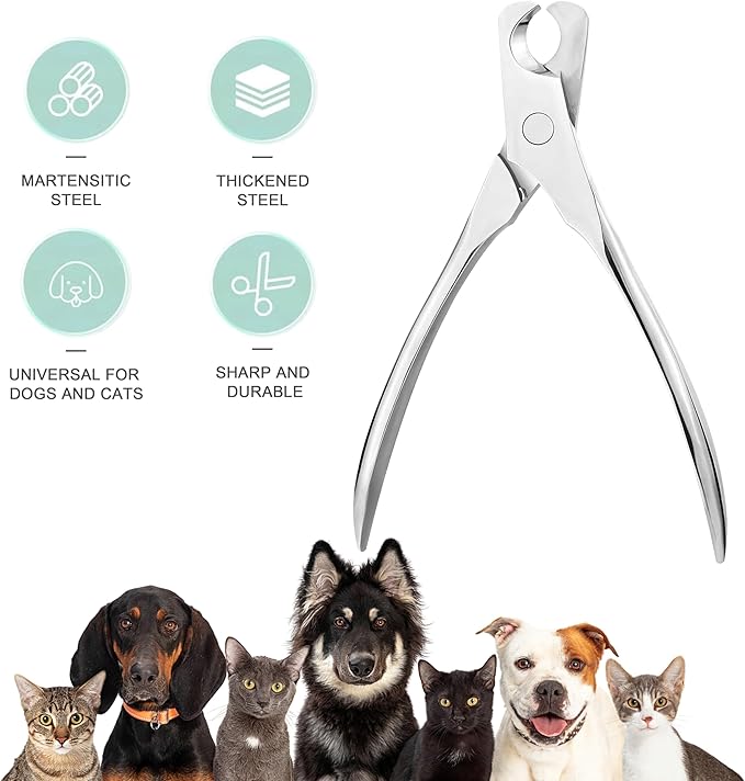 Cat Nail Clippers by,Small Breed Animals Claw Trimmer for a Cat, Puppy,Rabbit, Hamster, Birds, Kitten & Small Dog,Parrots, Chinchillas, Guinea Pigs,Sharp & Safe