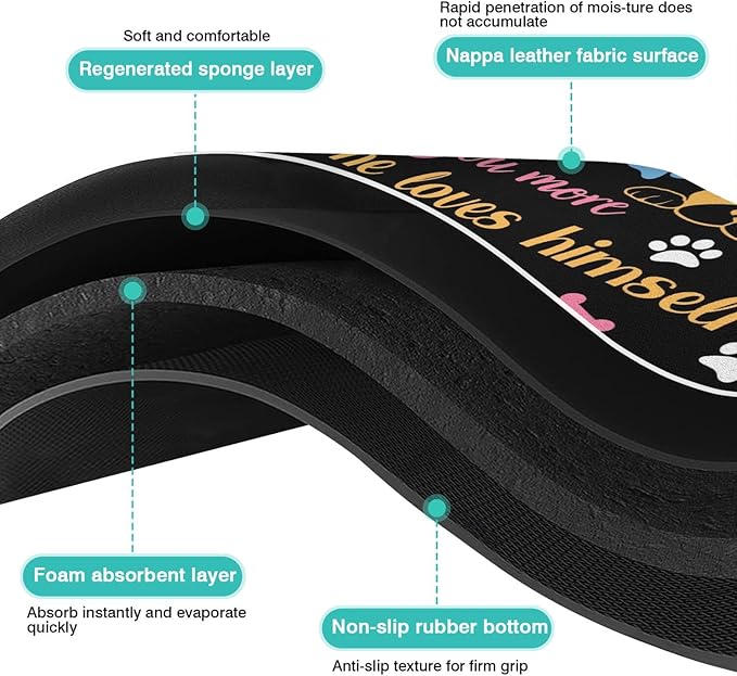 Pet Feeding Mat for Floors Waterproof Dog Mat for Food and Water Absorbent Quick Dry Non Slip mat for Cat Bowls