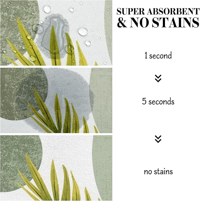 Dog Food Mats for Floors, Absorbent Dog Bowl Mat for Food and Water Dispenser Mat, Quick Dry Cat Food Mat Pet Supplies