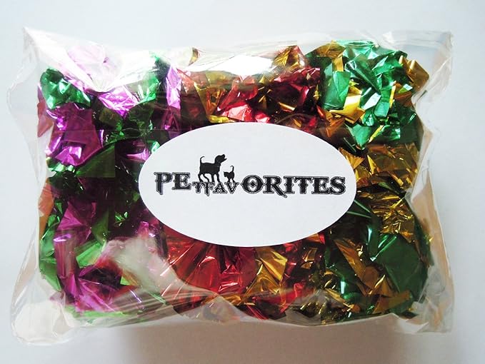 Original Mylar Crinkle Balls Cat Toys - 6 Pack