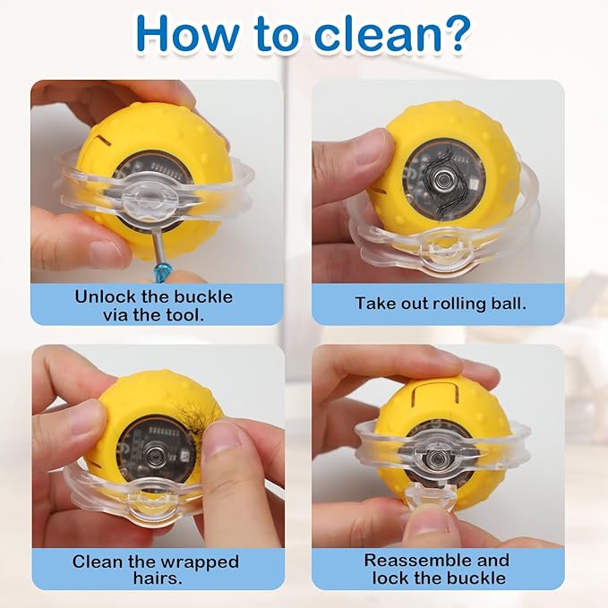 Interactive Cat Toys for Indoor Cats,Self Rolling Cat Ball in Play Mat,Automatic Motion Activated Moving Toy Hide and Seek Chase Game for Bored Cats,Real Chirp Birds,Rechargeable