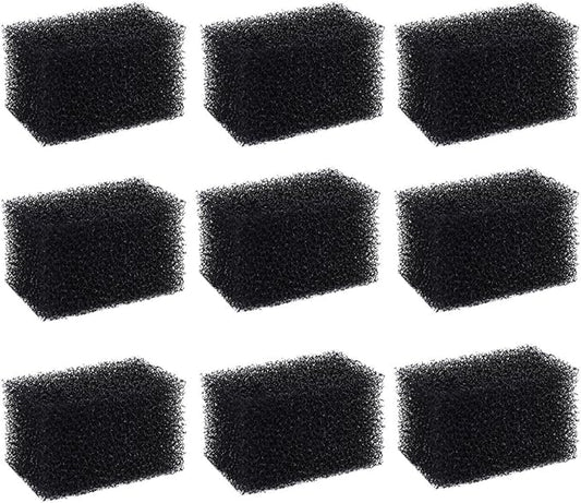 9Pack Cat Fountain Sponge Replacement Foam Sponges for Stainless Steel Fountains 84oz/2.5L Cat Water Fountain,Block Shape