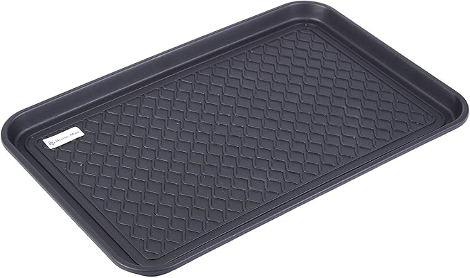Multi-Purpose Boot Tray Mat,Shoe Tray Mat,Pet Bowl Tray,Waterproof Trays for Indoor and Outdoor Floor Protection,24" x 15"/Medium …