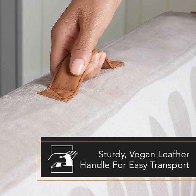 TOWN & COUNTRY LUXE CuddleTown Matisse Everwash® Pillow Pet Bed, Water Repellent Floor Pillow, Machine Washable Cover, Soft & Calming, Taupe, Large 44"x34"x4"